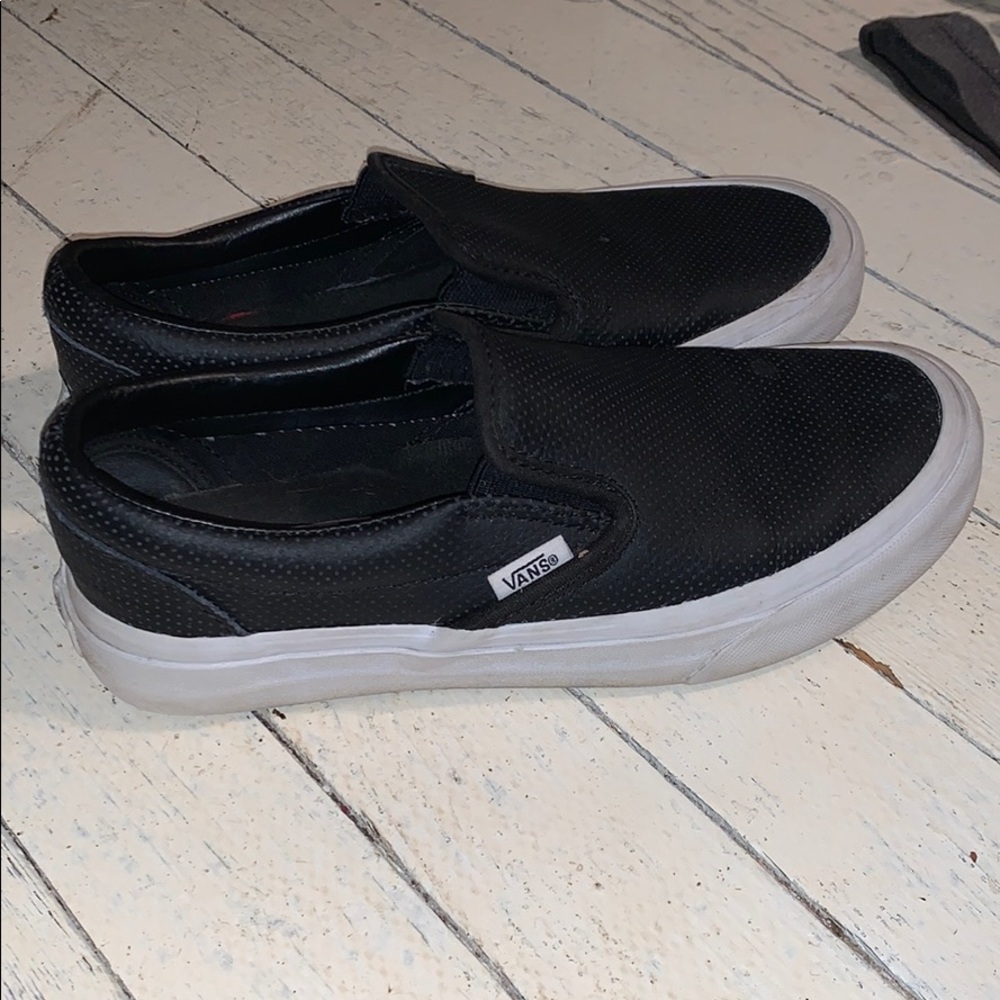 van slip ons- leather
